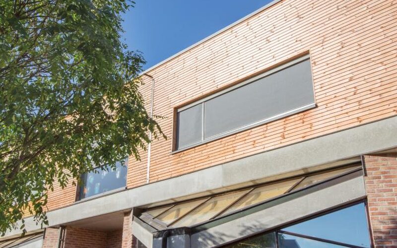 pine cladding on shop fronts exterior